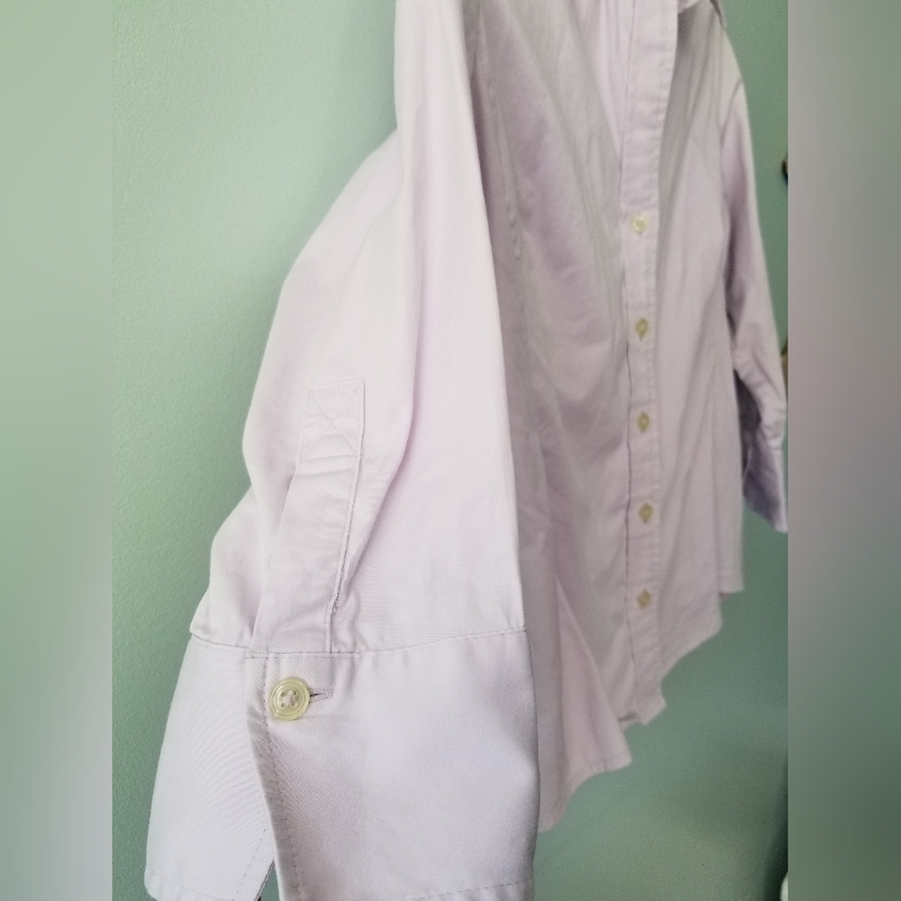 Banana Republic Lavender Button Down Shirt - Picture 3 of 5